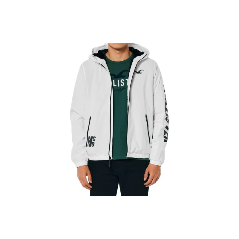 Hollister Jackets Men White-1