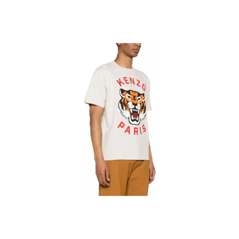 KENZO Lucky Tiger Cotton T shirt-2