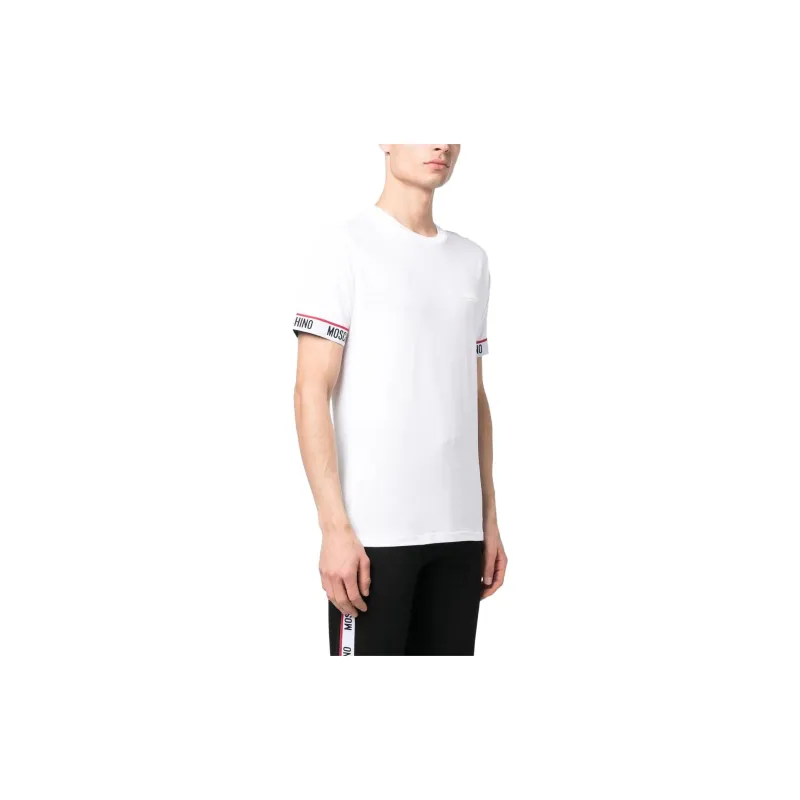 MOSCHINO T Shirts Men White-3