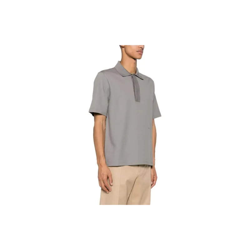 Lanvin Short sleeve Piqué Polo Shirt-3