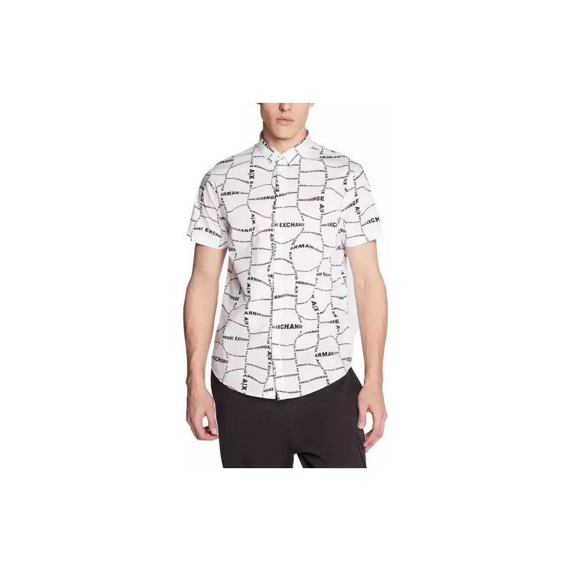 ARMANI EXCHANGE SS23 Shirt Men's White-5