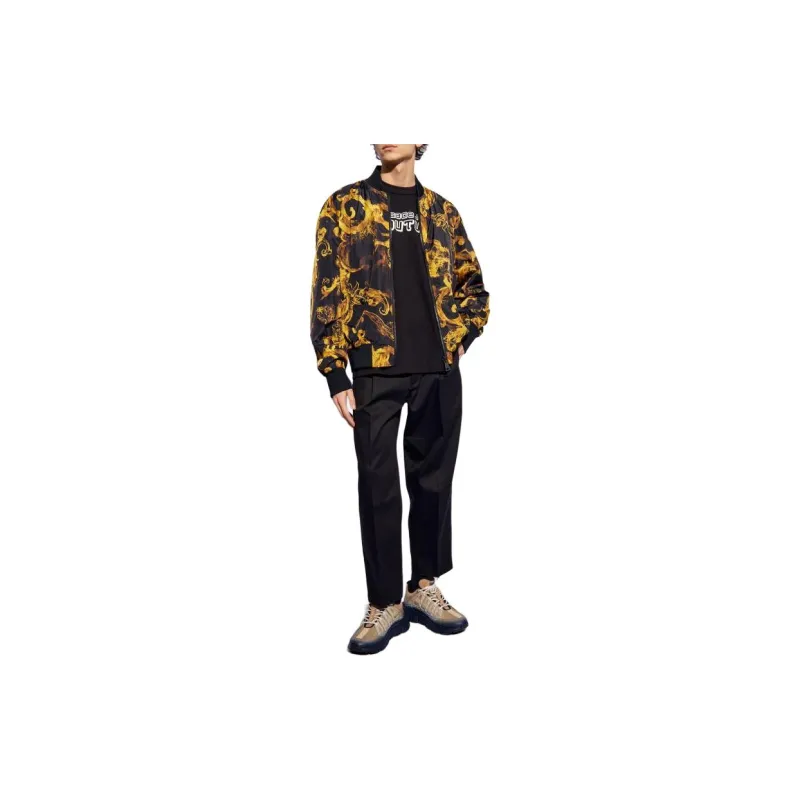 VERSACE JEANS COUTURE Barocco Printed Reversible Zipped Jacket-5
