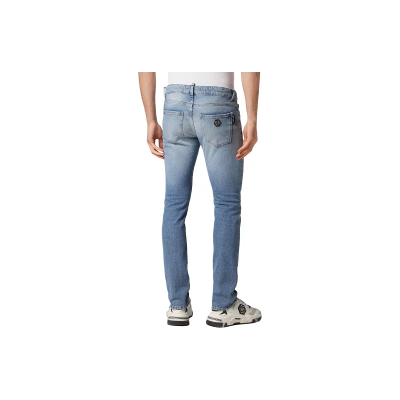 PHILIPP PLEIN Super Fit Logo-plaque Skinny Jeans-3
