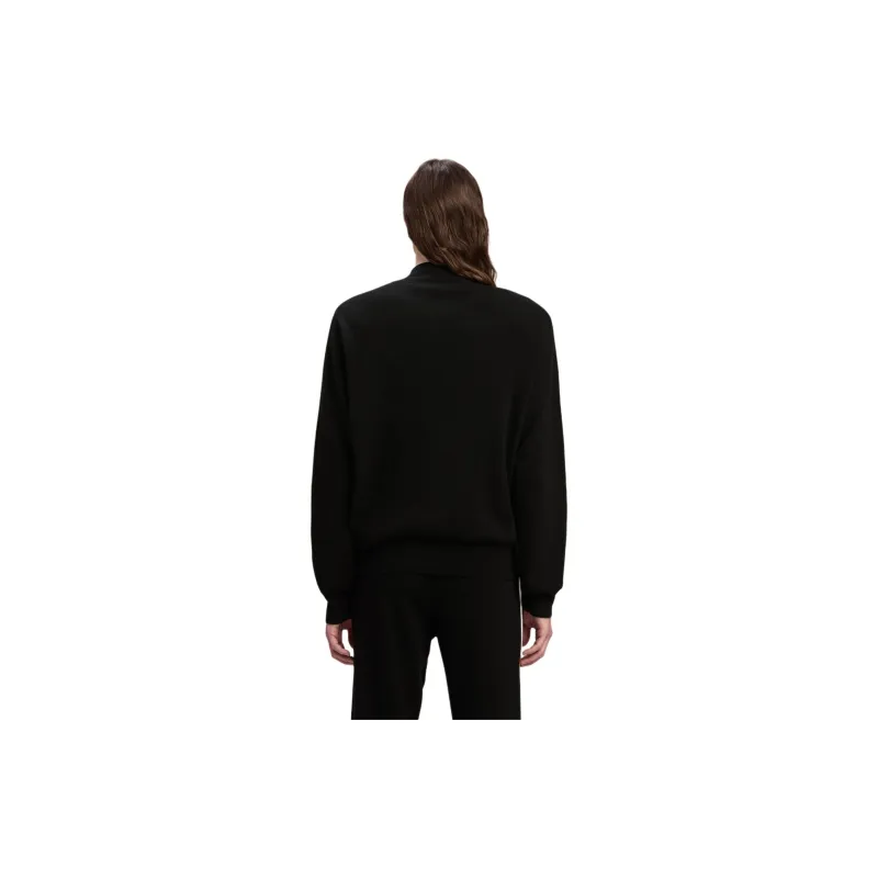 PALM ANGELS Logo Embroidered Zip Up Jacket-2
