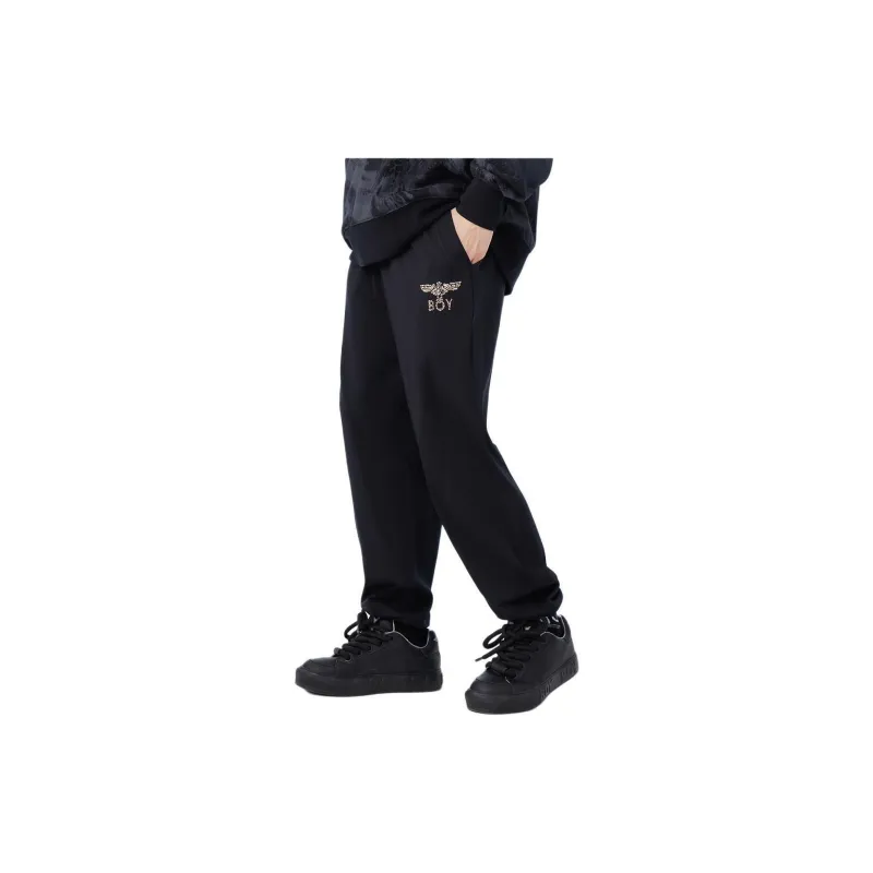 Boy London Casual Pants Unisex Black-3