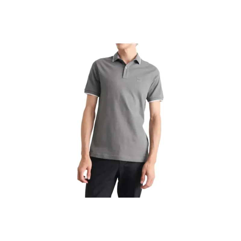 HUGO BOSS Passertip Logo Patch Polo Shirt-3