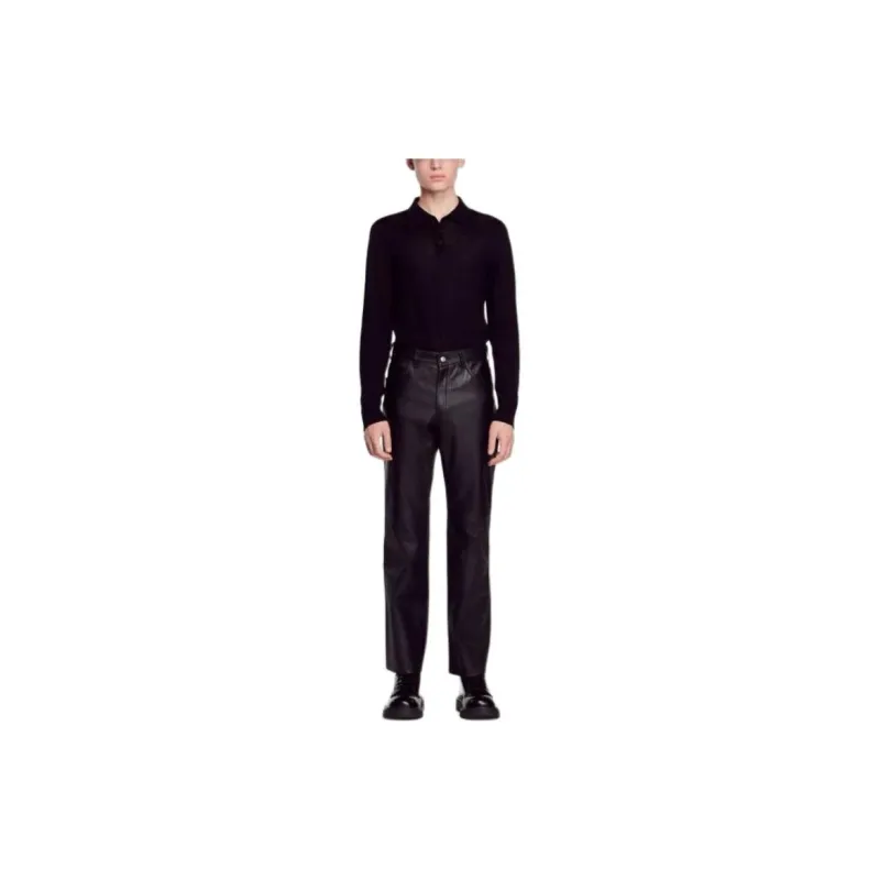 Sandro Sweaters Men Black-1