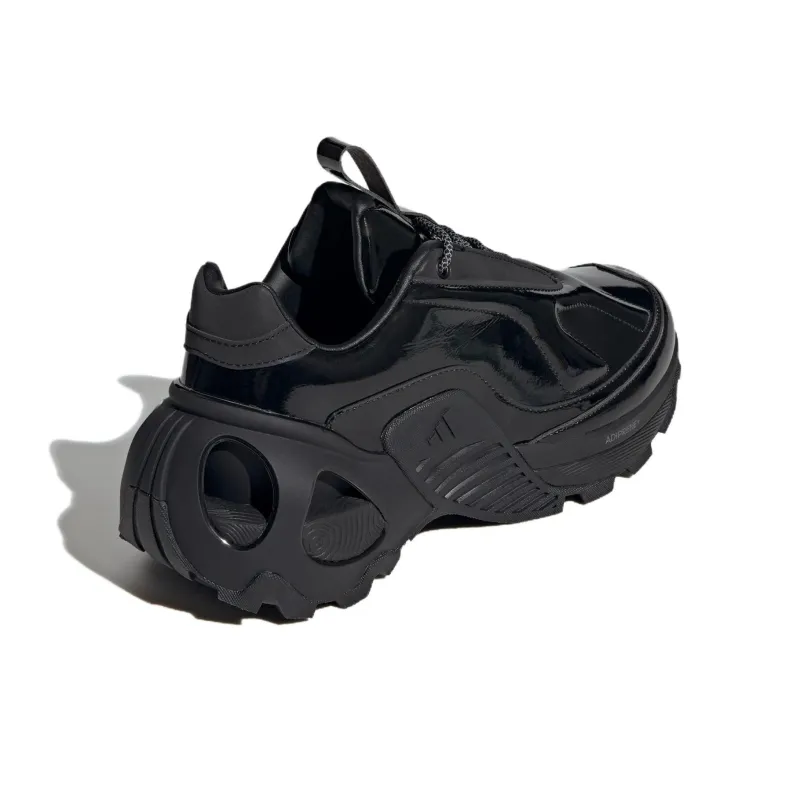 Adidas Wonder Runner Cushioned Slip Resistant Low Top Running Shoes Unisex Black-4