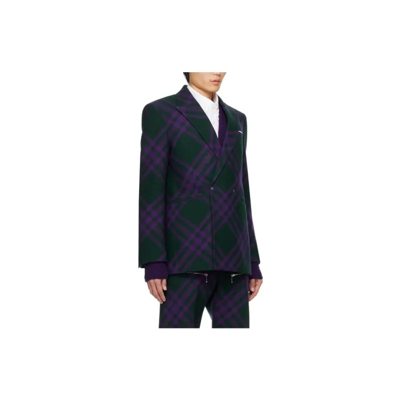 Burberry FW23 Business Suit Coat Men's Purple-1
