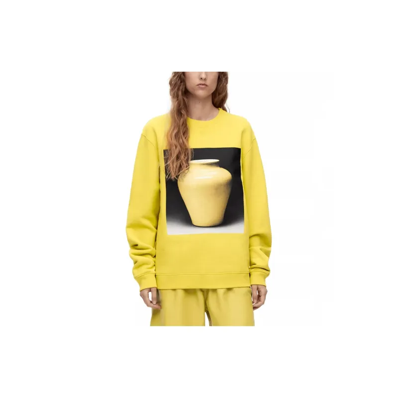 LOEWE Sweatshirts Unisex Yellow-5