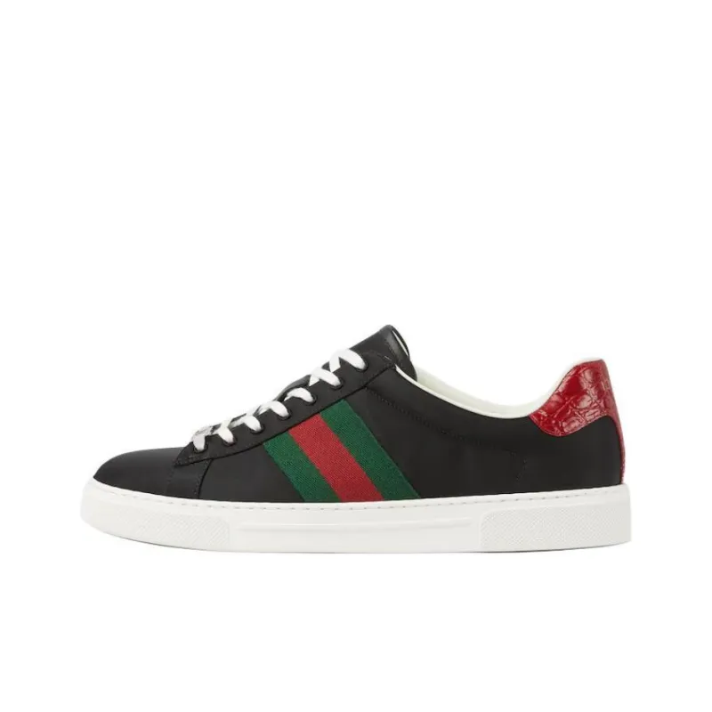 GUCCI Ace Sneaker 'Black Nylon'-0