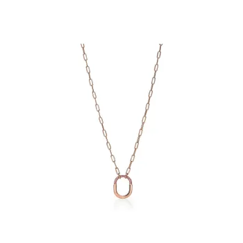 TIFFANY & CO. Karat Gold Necklaces Women's Rose Gold