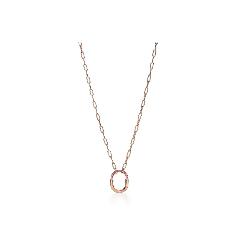 TIFFANY & CO. Karat Gold Necklaces Women's Rose Gold-0