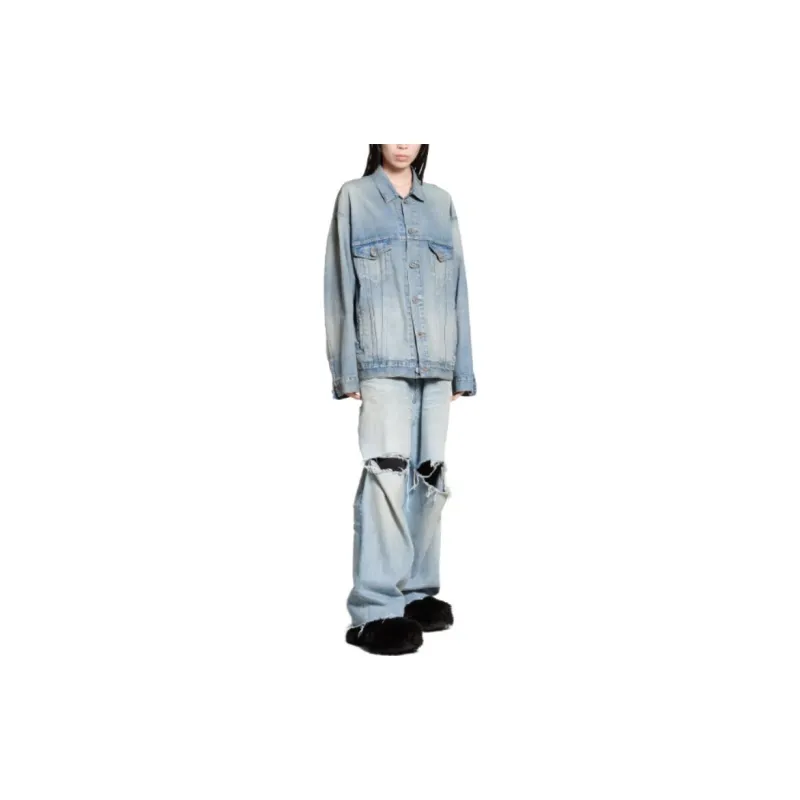 Balenciaga Paris Tropical Denim Jacket-3