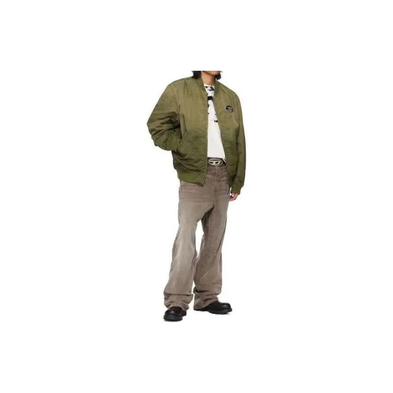 DIESEL J Kepes Logo plaque Bomber Jacket-3