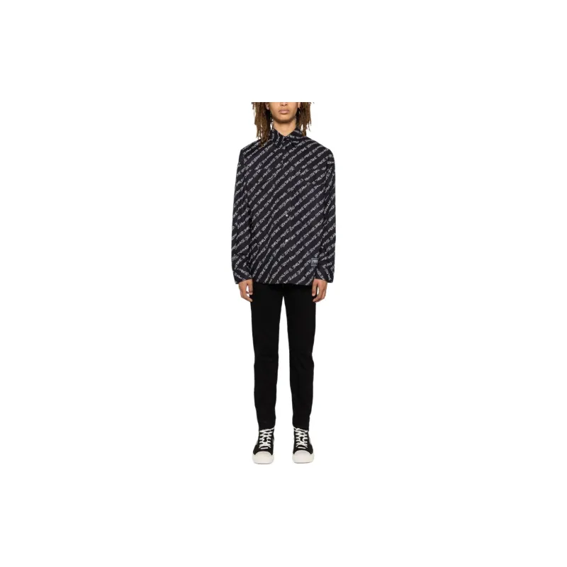 VERSACE Shirts Men Black-1