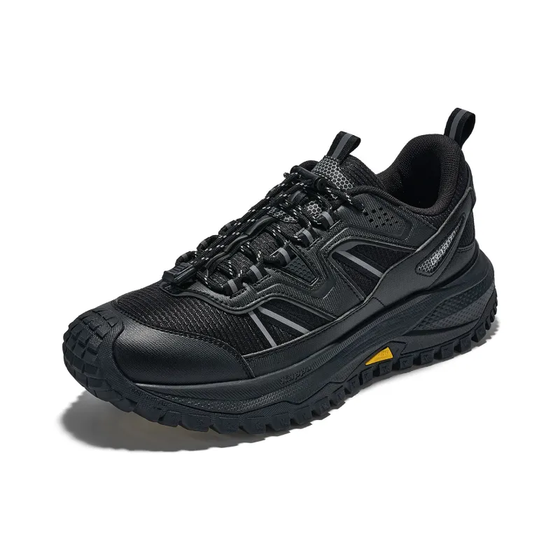 Kappa Anti-Slip Wear-Resistant Low-Top Running Shoes Men's Black-2