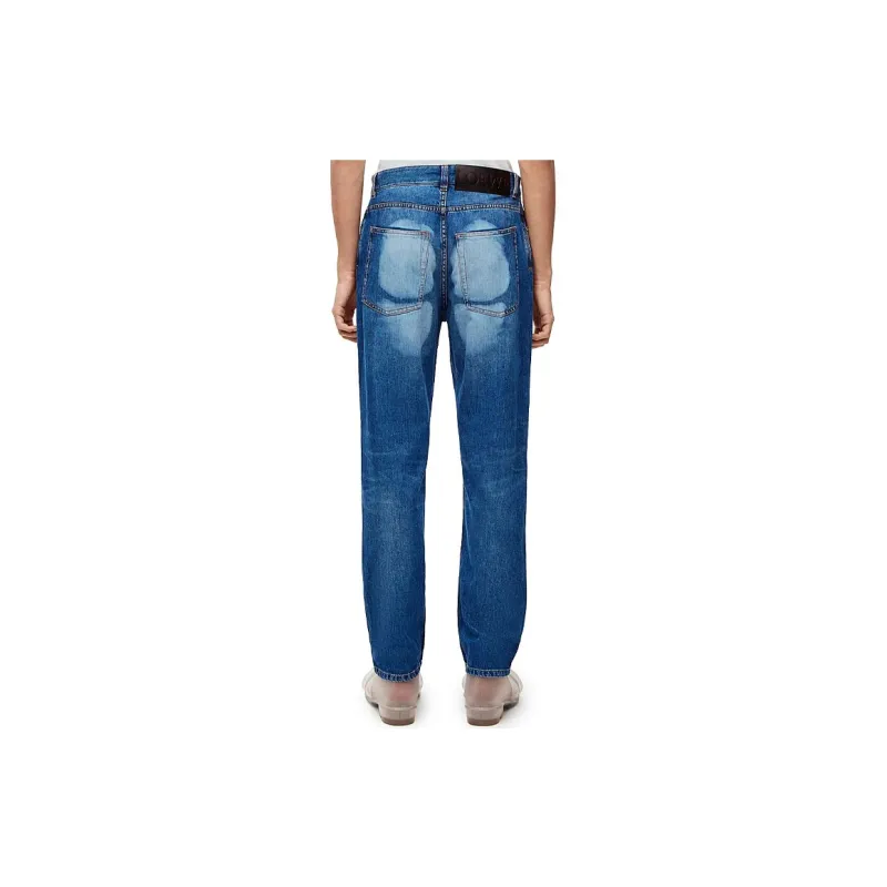 LOEWE Washed Denim Jeans-4