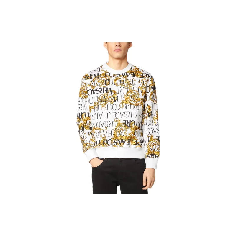 VERSACE JEANS COUTURE Sweatshirts Men White-1