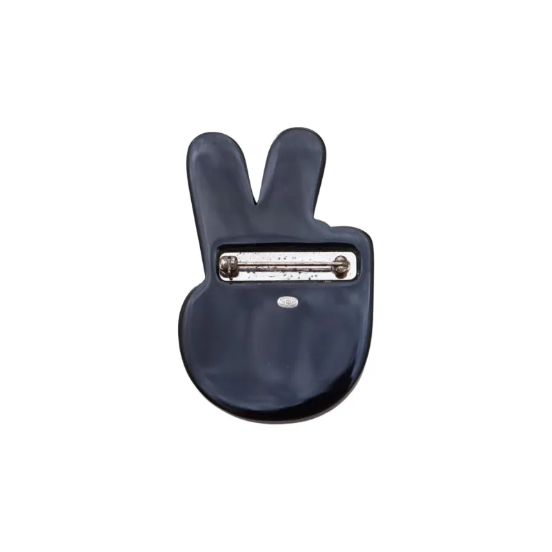 CHANEL 2016 Peace Sign Brooch-2