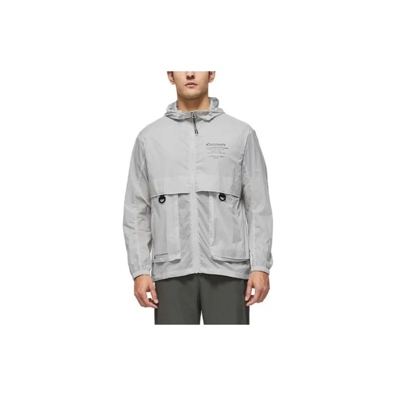 Discovery Expedition Sun Protection Clothing Men Bright Gray-3