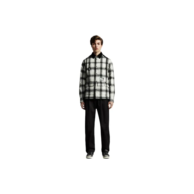 MONCLER GENIUS Down Jacket Winter Men's Black White-1