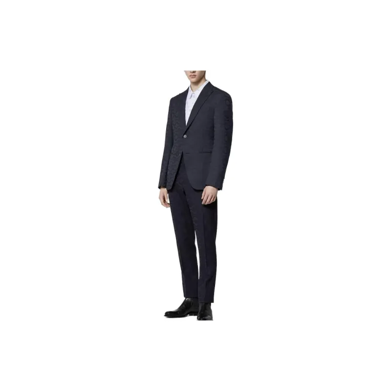 LOUIS VUITTON Single Breasted Wool Pont Neuf Cutaway Jacket-1