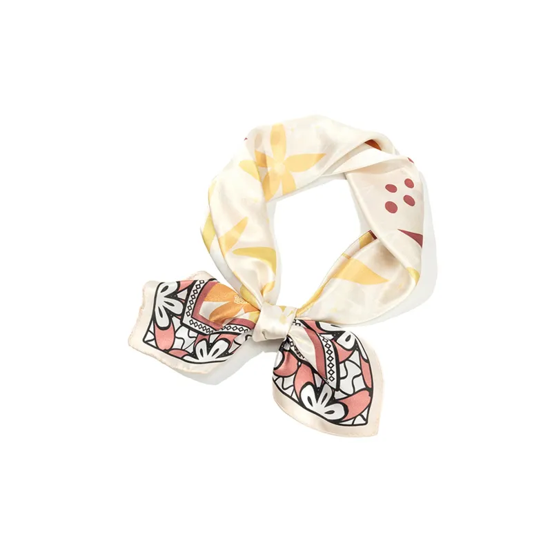 Shanghai Story 100% Mulberry Silk Silk Scarves Women's Patch Bamboo Leaf Flower Gift Box Set-69