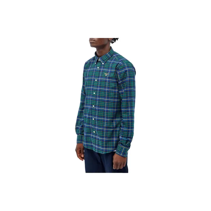 BARBOUR Shirts Men Green-3