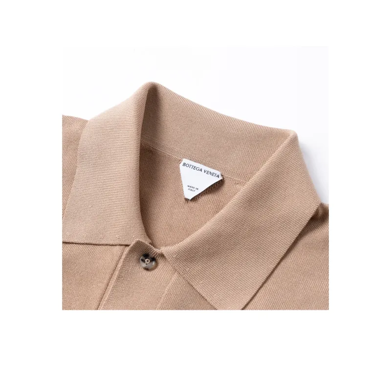 Bottega Veneta SS23 Polo Shirt Men's Beige Yellow-5