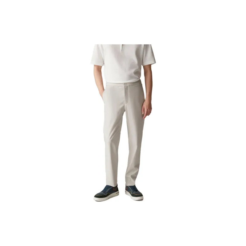 Loro Piana Casual Pants Men's Pearl Gray-4