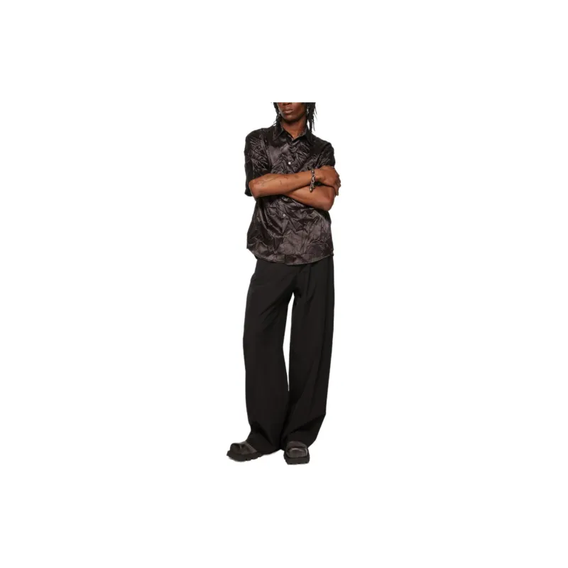 Acne Studios Casual Pants Men's Black-3