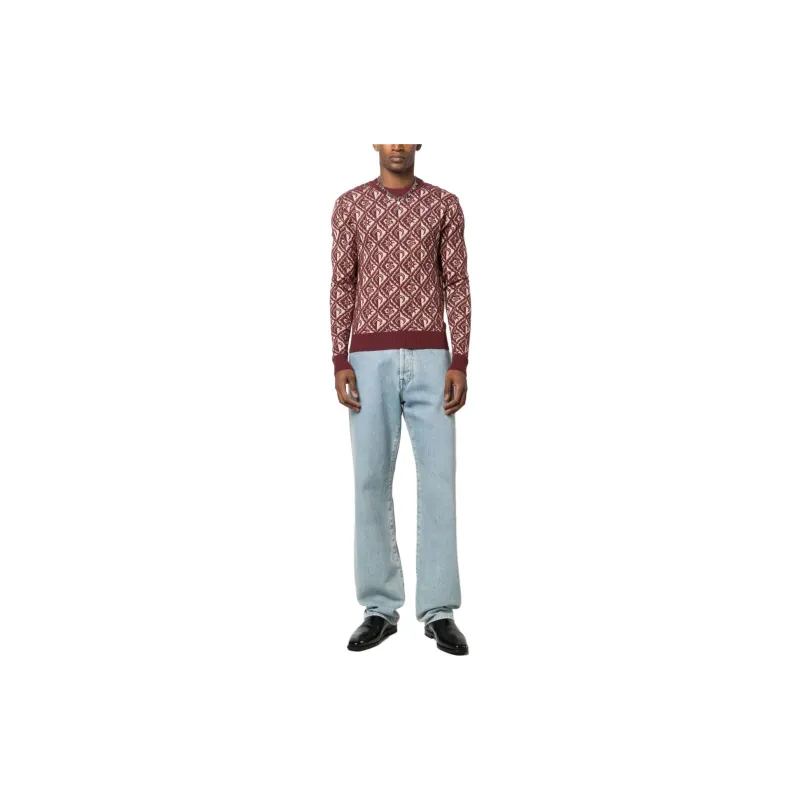 Marine Serre Moon Diamant Jacquard Crewneck Jumper-1