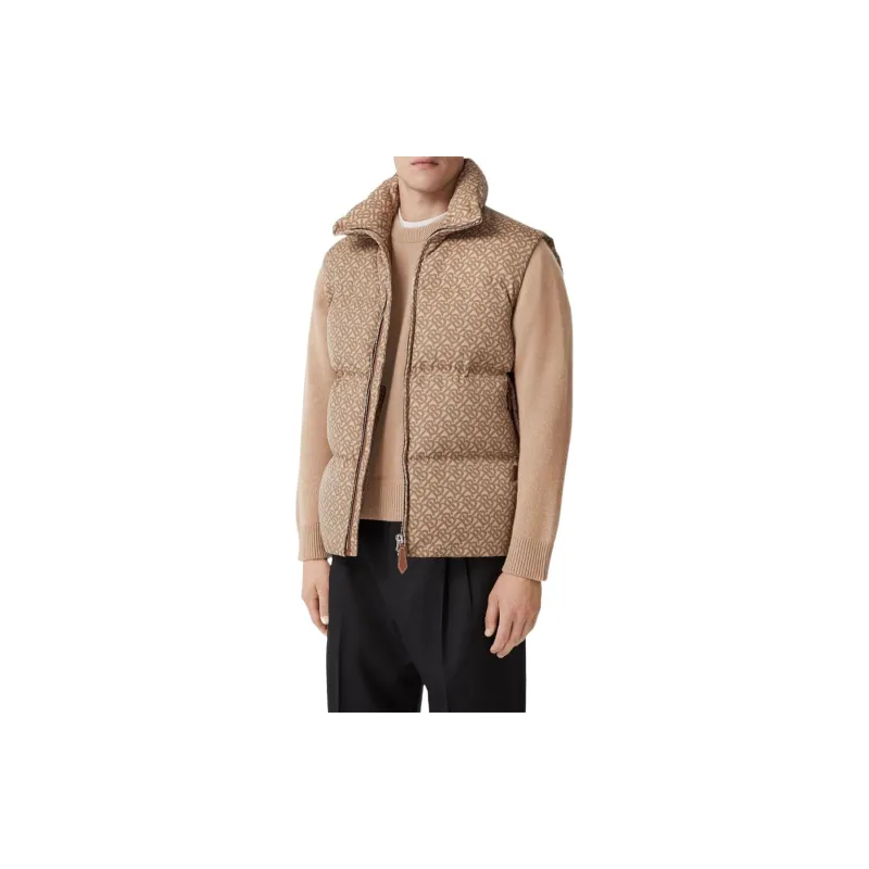 Burberry Monogram print Puffer Gilet-3