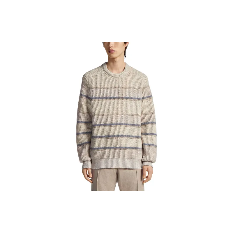 Ermenegildo Zegna Sweaters Men Light Taupe-2