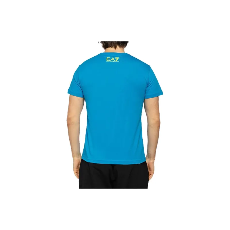 EMPORIO ARMANI EA7 T Shirts Men Blue-2