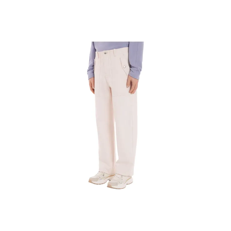 Maison Kitsune Logo Patch Straight Leg Jeans-4