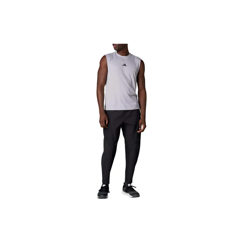 Adidas Tank Tops Men Gray-1