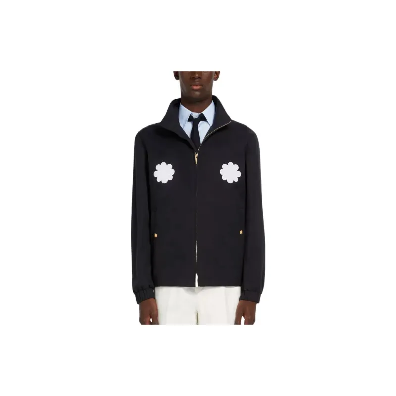 THOM BROWNE Jackets Men Navy-2