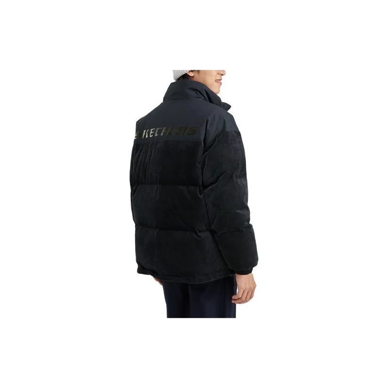 Skechers Sports Collection Puffer Jacket Unisex Ink Gray-3