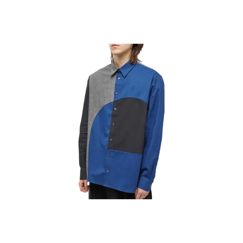 JW Anderson Shirt Men's Blue Gray-1