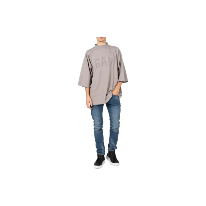 Balenciaga X Gap X YEEZY T Shirts Unisex Gray-2
