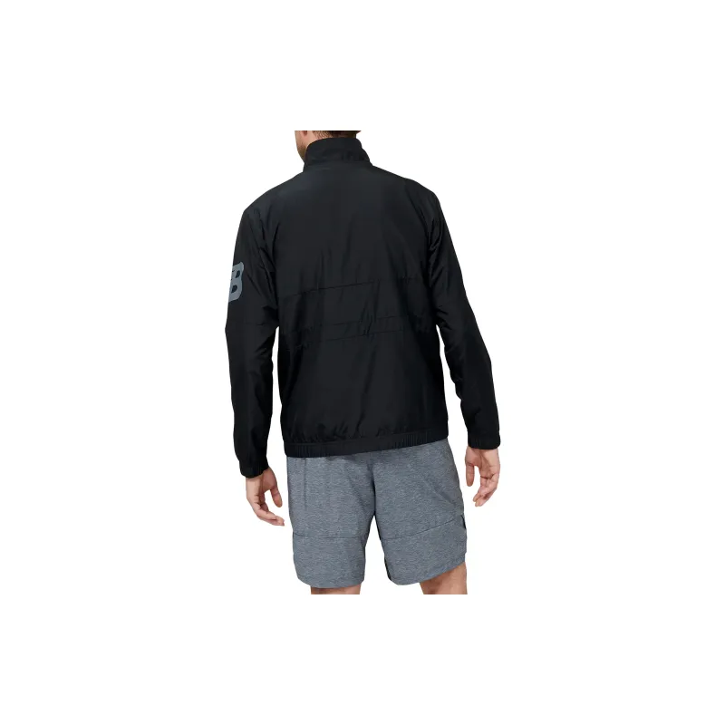 New Balance Jackets Men Black-4