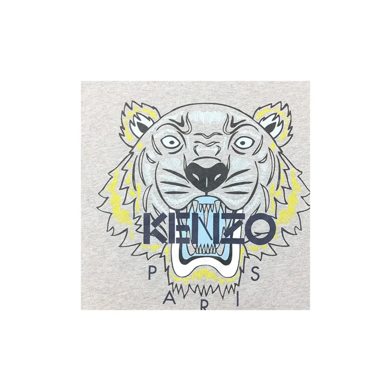 KENZO T Shirts Men Light Gray-6