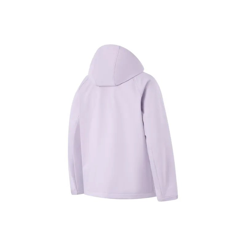 LiNing Fitness Series Trench Coat Women's Sea Salt Purple-1