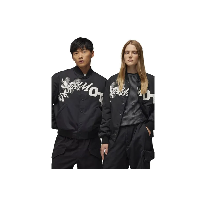 Y 3 Team Button Up Bomber Jacket-1
