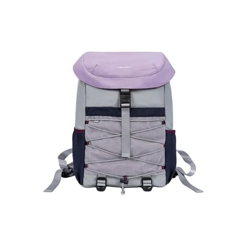 BAGSMART Nylon Backpacks Backpack Regular Unisex Olive Green/Twilight Mountain Purple/Palm Green-2