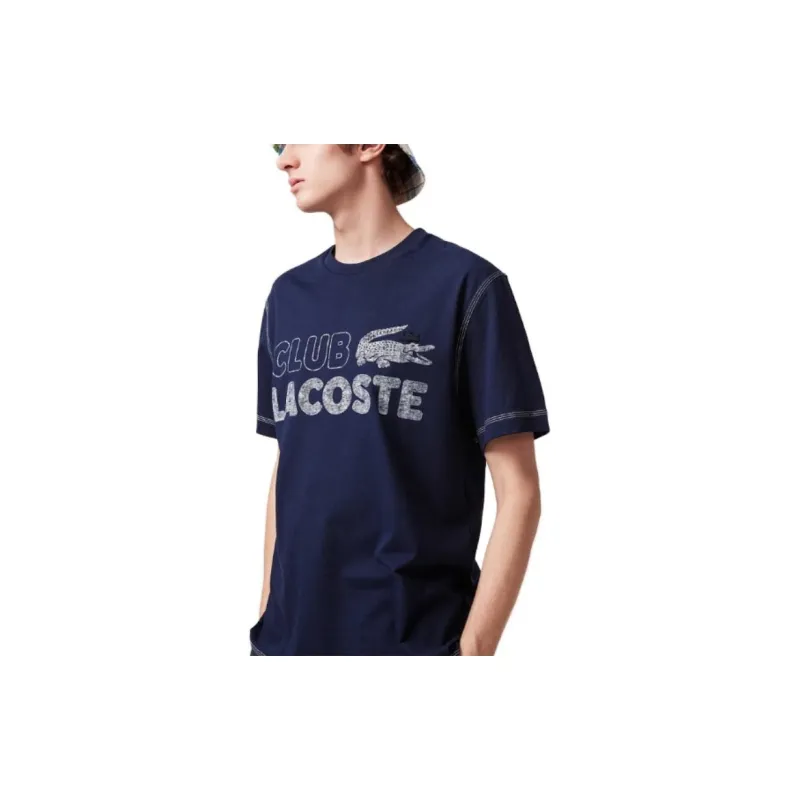 LACOSTE T Shirts Men Navy Blue/166-1