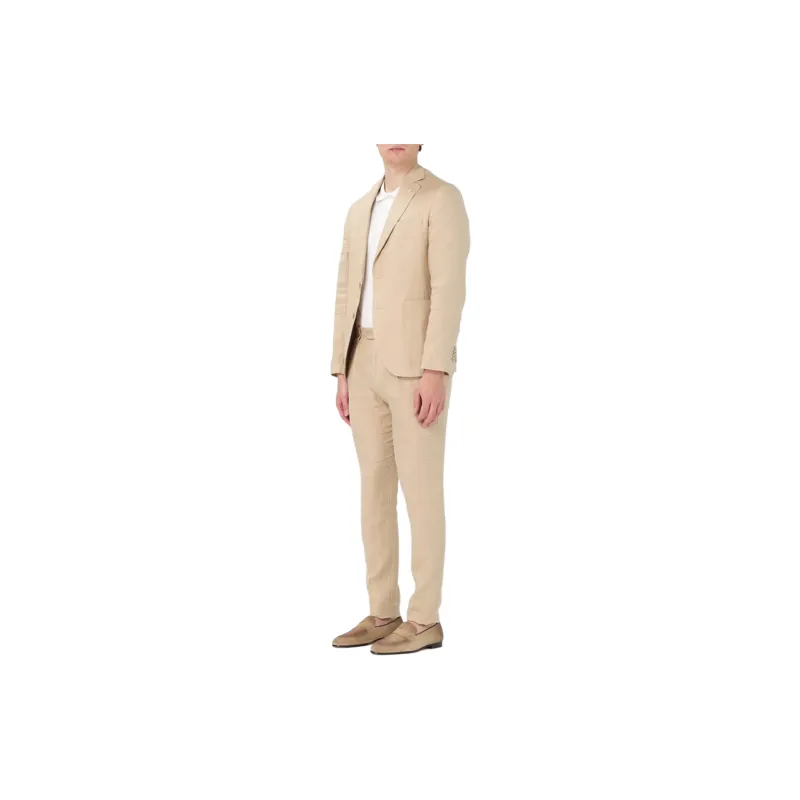 MANUEL RITZ Business Suits Men's Khaki-4