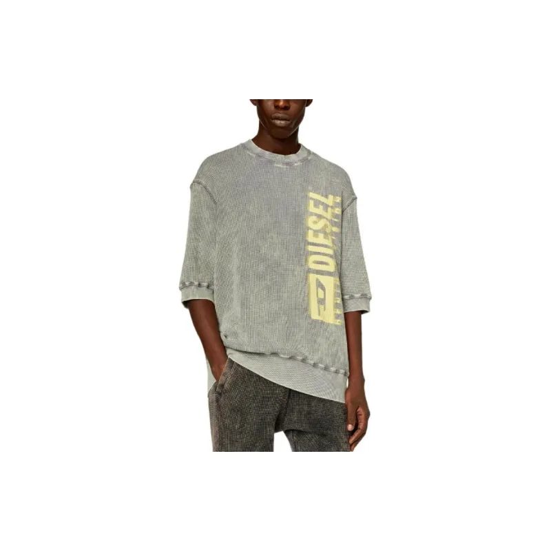 DIESEL T Shirts Men Gray-1